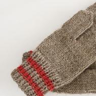 Duple rukavice “Frost” sa lijenim žakardom Kako plesti rukavice sa duplim iglama za pletenje