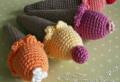 Sorvete de amigurumi: padrões de tricô para brinquedos Comida de malha: sorvete de amigurumi Padrões de crochê e descrições de brinquedos